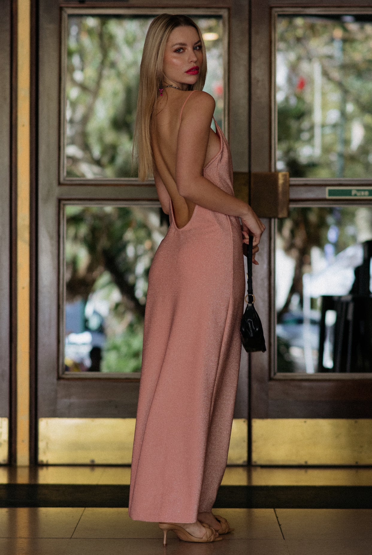 Essential Glitter Dress | Pink