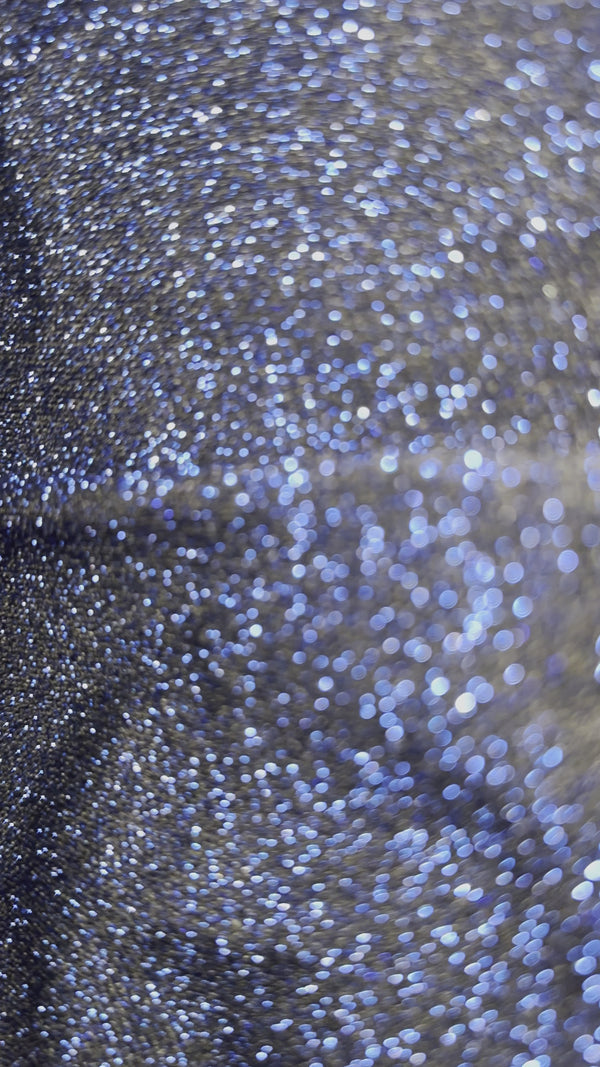 Glitter Fabric | Blue | 5 Meters