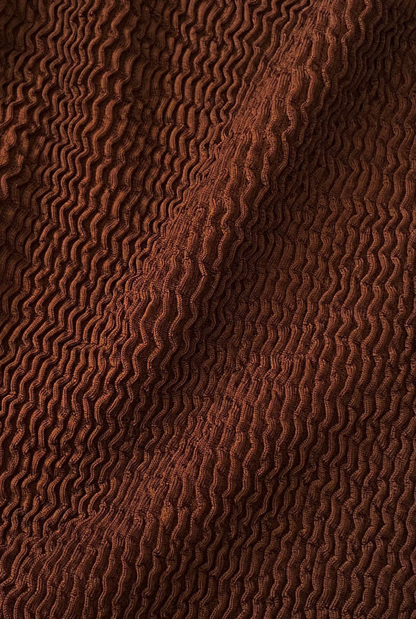Crinkle Fabric | Brown | 5 Meters